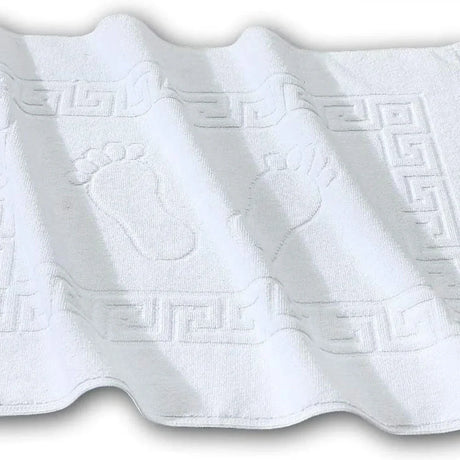 Covoraș de baie premium, 100% bumbac egiptean alb, 50 x 70 cm