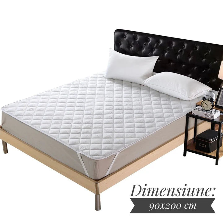 Protectie matlasata ultrasonic, impermeabila 90x200 cm