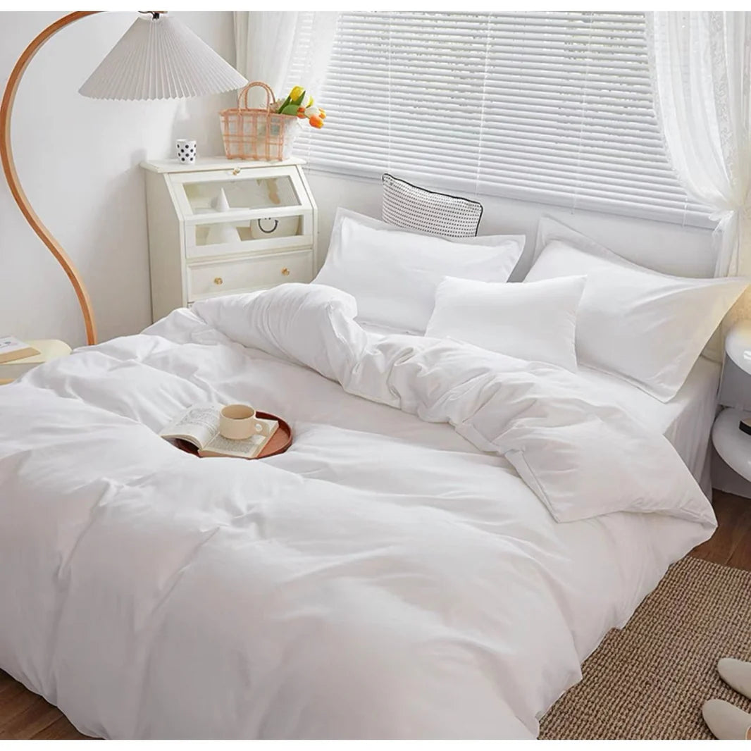 Lenjerie Hotelieră Dublă din 100% Bumbac ranforce, 200x230 cm, alb, Cod: BRH1